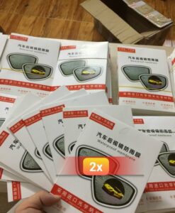 Bộ 2 Miếng Dán Gương Chống Bám Nước Ô Tô (Copy)
