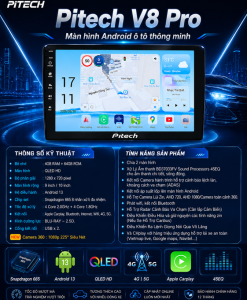 Màn Hình Android Pitech V8 Pro
